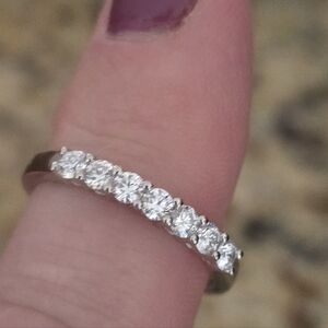 Authentic Tiffany & Co Platinum Diamond Ring